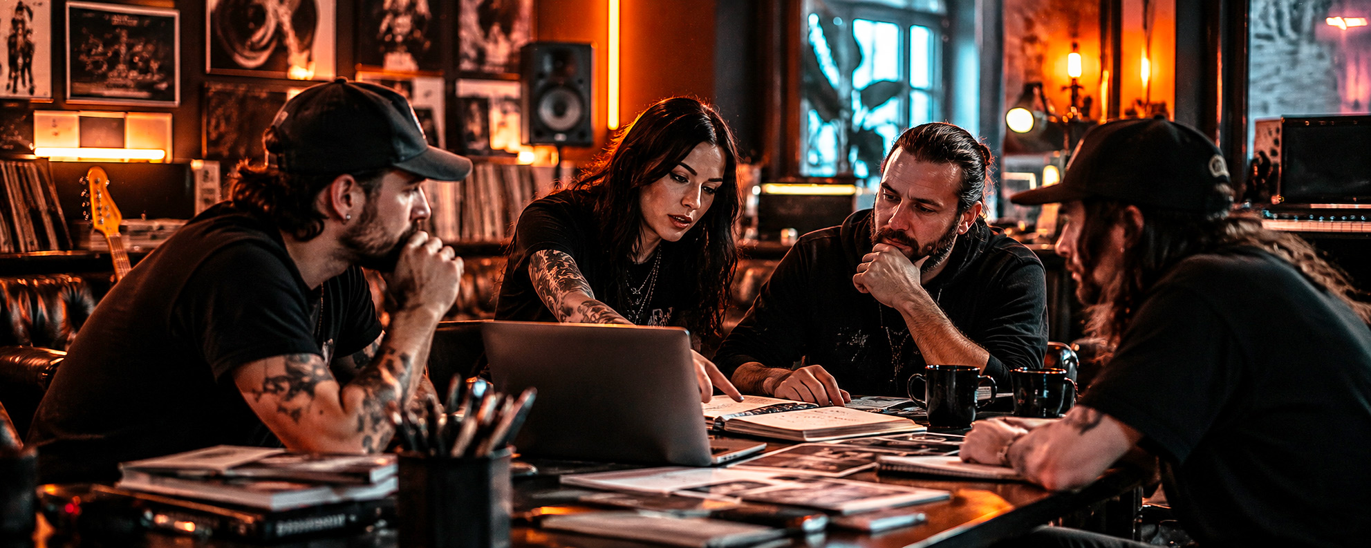 Hell Music Agency - Con chi lavoriamo